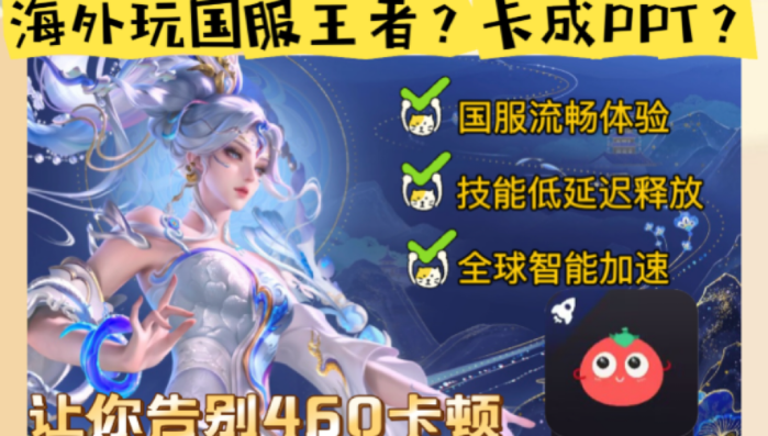 海外怎么玩王者荣耀不卡教程
